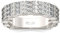Jeulia Sterling Silber Ring Band: Baguette Cut Zirkonia Verlobungsring mit Weiße Diamant Damen Stein Schmuck für Frauen (63（20.2）, Classic)