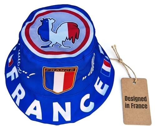 Generisch Frankreich Bucket Hat – Leichter Fan-Sonnenhut für Herren & Damen – Atmungsaktiv & Waschbar