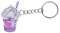 Haveratio Mignon Bubble Tea Porte-clés Charms KawaiiCar Sac À Dos Porte-clés Sac Pendentif Couple Cadeau Mini Tasse Pendentifs avec Anneaux Porte-clés