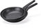 Moneta Magnolia Stone Black Set 2 padelle antiaderenti 24,28 cm. Anche per Induzione.
