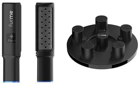 furMe Reusable Lint/Fur Remover Wand Attachment and Grooming Vacuum Accessory Organizer Compatible with Professional Plus Grooming Vacuum Model (FM-02)