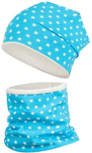 Smarilla Wintermütze + Schlauchschal Mädchen Winterset Beanie Snood