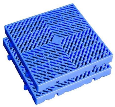 LXSEHN Palés Plástico Ligeros, 2pcs-30X30X5cm Palet Envío Encajable Empalmar, Rejilla Plataforma Ventilación Impermeable, Bastidores para Supermercado Cocina Almacén Exterior