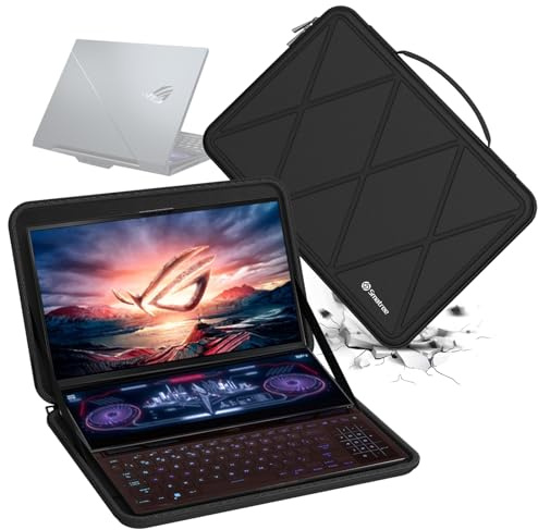 Smatree Custodia rigida per 15,6 ASUS 2021 ROG Zephyrus Duo 15 SE GX551QS | Per 15,6 pollici ASUS 2021 ROG Zephyrus Duo 15 SE GX551QS-XS98/GX551QS-XB99/-XS99, Custodia antiurto (X8306)