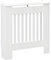 HOMCOM Cubre Radiadores Cubierta de Radiador Moderna Cubreradiador de MDF para Sala de Estar Dormitorio 78x19x81 cm Blanco