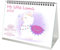 My little Lama DIN A5 Tischkalender für 2025 Lama Alpaka - Geschenkset Inhalt: 1x Kalender, 1x Weihnachtskarte (insgesamt 2 Teile)