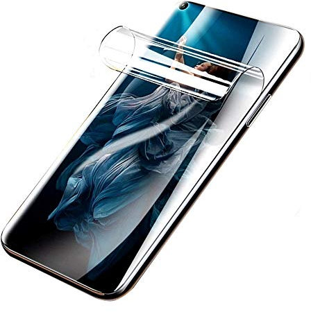 PORRVDP Pellicola protettiva in idrogel per Huawei P30 lite/P30 lite New Edition 2 pezzi pellicola protettiva morbida TPU trasparente [nessun vetro temperato] [alta sensibilità]