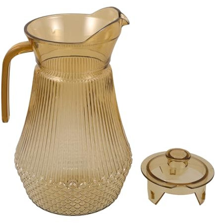 Alipis Pichet Transparent Acrylic Pour Eau Jus Carafe Pratique Avec Poignée Pour Usage Domestique Et Professionnel