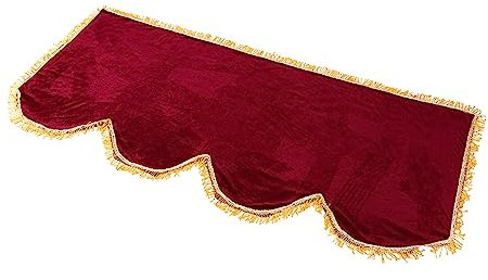 Piano Keyboard Dust Cover, Electronic Piano Cover, Velvet Decorated Cover Anti Dust Decorated Keyboard Cover for 61/88 Key Electronic Piano (ZJchaosornd5hmzp-05)