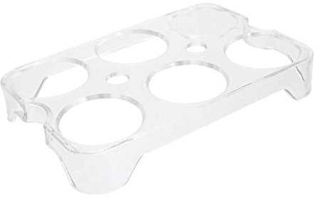 DOITOOL Bandeja Para Huevos Para Refrigerador Resistente 6 Compartimentos, Caja De Almacenamiento Segura y Práctica Para Huevos, Contenedor Compacto Para Cocina Organizada