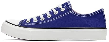 Classic Lace Up Sneakers Canvas Plimsolls Pumps Casual Tennis Shoes