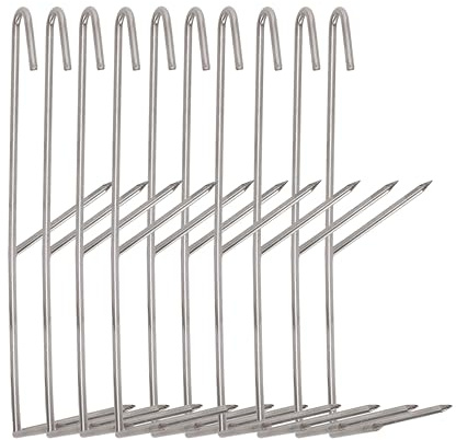A&N Räucherhaken Räuchern Fleischhaken V-Form 16cm - 10 Stück smooking Hooks
