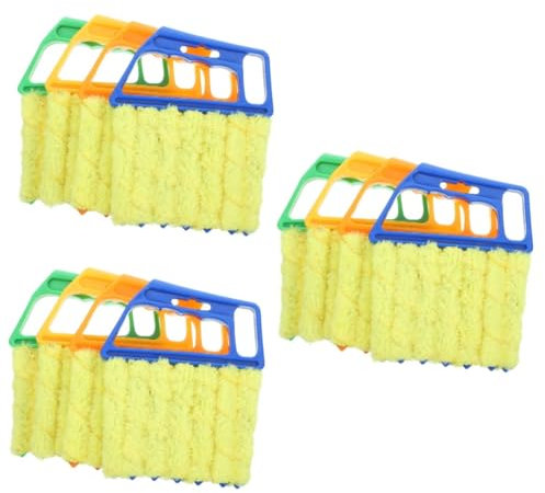 FRCOLOR 3 Juegos Cepillo De Limpieza De Aire Acondicionado Plumero De Microfibra Fregona De Pared Spray para Coche Limpiador De Ventanas De Coche Manguera Lavable Mop El Plastico 4 Uds * 3