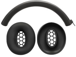 FTRONGRT Case Compatible with Sennheiser HD 450BT, Anti-Scratch, Soft Silicone Ear Cap Shell and Headband Protective Cover Compatible with Sennheiser HD 450BT Headphones. Black