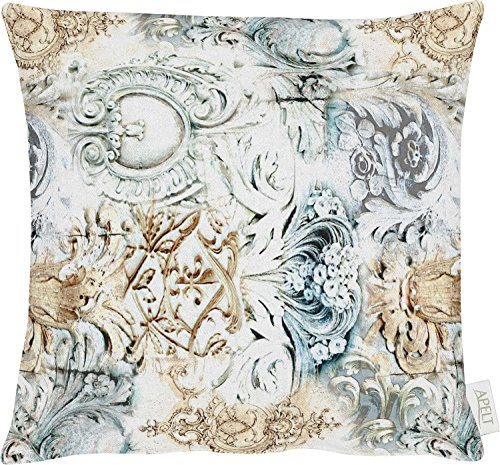 Apelt Kissenhülle, Baumwolle, grau/beige/Creme, 49 x 49 x 0.2 cm