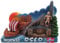 Oslo, Norwegen, 3D-Kühlschrankmagnet, Souvenir, Geschenk, Dekoration für Zuhause und Küche, Oslo, Norwegen, Kühlschrankmagnet-Kollektion