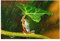 Bilderwelten Glasbild Echtglas Wandbild - EIN Frosch im Regen - Querformat 30 x 45cm