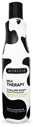 Morfose Milk Therapy Hair Shampoo 500ml – Milchshampoo für trockenes & sprödes Haar – Seidig weich, pflegend, leicht kämmbar