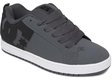 DC Shoes Herren Court Graffik Sneaker, Dk Grey/Black/White, 43 EU