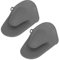 2 Piezas de Manoplas de Silicona para Horno, Resistentes Al Calor, para Cocinar, para Cocinar (Gris)