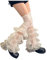 Damen Lose Spitze Beinlinge Kniehohe Stiefelstrümpfe Lange Socken für Party Sport Strümpfe Knöchelsocken