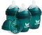 Herobility Doppelte Anti-Kolik-Babyflaschen – 5 fl oz/140 ml – 3er-Pack baby flaschen – Pfirsich