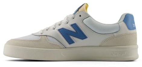 New Balance Men's CT300 V3 Sneaker, Sea Salt/Chrome Blue/White, 41.5 EU
