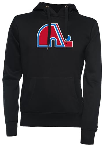Quebec Nordiques Vintage Logo Unisexe Sweat À Capuche Noir