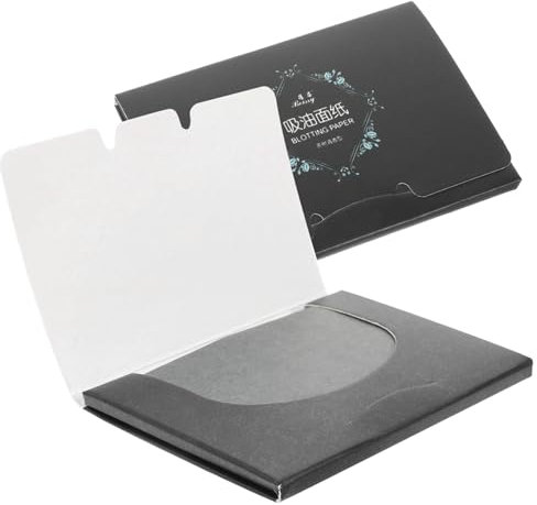 DOITOOL 200stücke Ölabsorbierendes Papier Gesichtsöl-absorbierende Blätter Boxen à Ultradünnes Löschpapier Für Fettige Haut Doppelseitiges Öl-saugtuch Tragbare Box Zufälliger