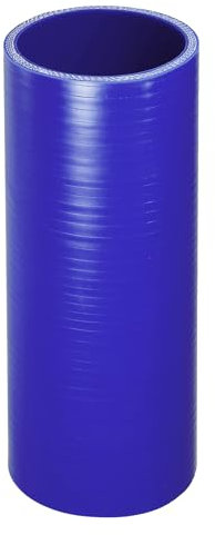 QUARKZMAN 1 Pièce Tuyau en Silicone Bleu pour Voiture, Diamètre Intérieur de 63mm (2,48 po), Longueur de 200mm (7,87 po), Angle de 0 degré, Tuyau de refroidissement- Universel
