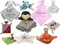 Wuff-Dogsworld Baby Kuscheltuch Auswahl mit Namen Bestickt Schmusetuch personalisiert Comforter Geschenk Taufe Geburt Junge Mädchen Babygeschenk Taufgeschenk Schnuffeltuch Personalisierung Bestickung