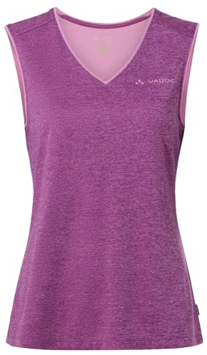 VAUDE Damen Top Women's Essential Top | Tanktop schnelltrocknend – V-Ausschnitt – ideal zum Wandern