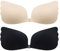 CatoFree Adhesive Bras for Women, 2 Pack Reusable Invisible Self-Adhesive Bras for Evening Dress-B Cup