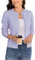 BERESIA Cardigan Donna Maglia con Bottoni Golfino Girocollo Manica Lunga Giacca Cappotto Elegante, Viola XXL