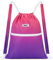 WANDF Kordelzug-Rucksack mit Schulterpolster Turnbeutel Sportbeutel Gym Bag Verstellbar Tunnelzug Gymsack für Damen Herren Kinder mit Innentasche 11 Liter für Sport und Reisen (Rosarot)