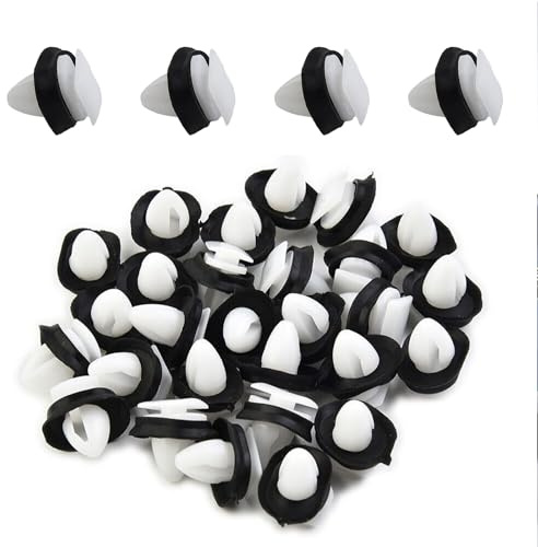 CLKE 100 Stück Autotürverkleidung Clips, Türverkleidung Befestigungsclips kompatibel mit 71728806 856543, Türclips Stoßstangenclips für Fiat Ducato, Boxer Bracket Set