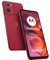 Motorola Moto g05 Smartphone (Kratzfestes 6,67-HD+-Display Dank Corning Gorilla Glass 3, wasserabweisend, 50-MP-Kamera, 4/64 GB, 5200-mAh-Akku, TurboPower-Aufladen) Plum Red, inkl. Schutzcover