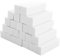 ASelected 24PCS White Nail Buffer Block,White Buffer Sanding Block,Professional Salon Nail Buffer Block,20Grit Nail Buffer for Home and Salon Use,Nail Art Tips Tool Finger Manicure Pedicure Tools