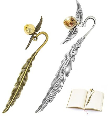 2 Stück Feder Lesezeichen, Lesezeichen für Frauen Lehrerinnen Damen Teenager Mädchen Leseratten Geburtstagsgeschenk