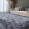 XSIVOD Flauschig Hochflor Teppich Grau, Waschbarer Teppich 140x200 Wohnzimmer Anti Rutsch Extra Große Teppiche Schlafzimmer Weich Moderne Teppiche Matte Teppichen für Kinderzimmer