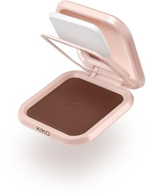KIKO Milano Serum Infused Powder FDT - Farbton 12 Mocha | Puder-Foundation | Kompakt | Feuchtigkeitsspendend | Glättend