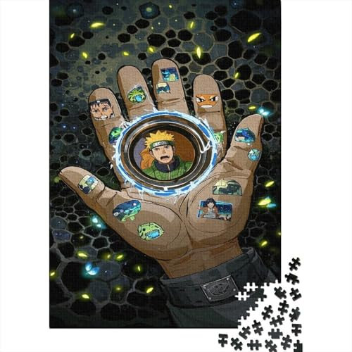 Naruto 1000-Puzzleteile Familienspaß PuzzleKann Stress Lindern1000-Geschenke Für Erwachsene100% RecyclingkartonGeeignet Für Erwachsene Und Kinder 1000pcs (75x50cm)