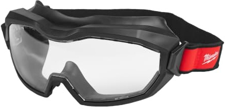 Milwaukee High-Profile Clear Vented Safety Goggles 4932493435