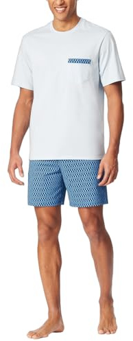 Schiesser Herren Schlafanzug kurz Rundhals - Nightwear Set