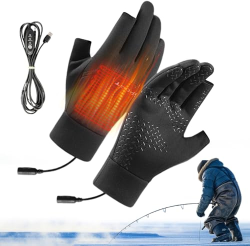 Gants chauffants d'hiver imperméables pour ski, neige, gants électriques avec USB pour sports et activités