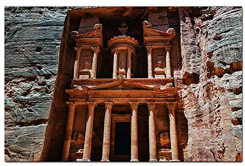 Al Khazneh Petra Jordan Puzzle, 1000 Teile, Spielmotiv, Reisesouvenir, 70 x 50 cm