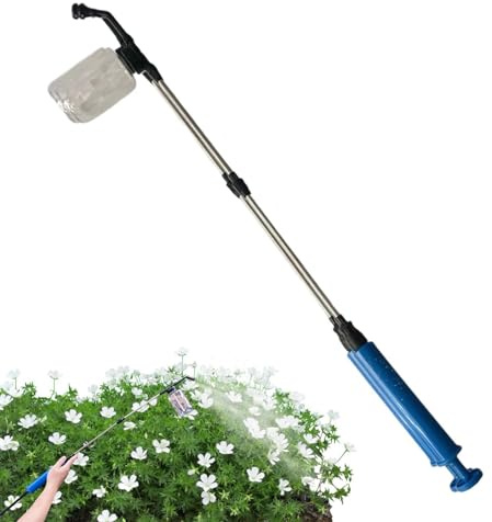 Espolvoreador Azufre, Fuelle para Espolvorear Azufre, Pulverizador Plantas | Azufradora Manual - 93 Cm, Equipado con Recipiente De 250 Ml para Polvo, para La Polinización De Precisión Y El Control