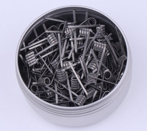 RUIYITECH Hive- / Clapton-Draht/ Alien-Draht, verdrillt, fusioniert, vorgefertigt, hitzeresistent, RDA-Spule, 100 Stk. Alien 0.26ohm