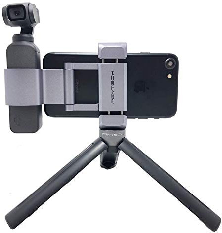 PGYTECH OSMO Pocket Phone Holder+ Expansion Accessories with Tripod Mini Compatible with DJI OSMO Pocket Accessories