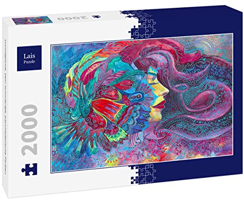 Lais Puzzle Unmögliche, sehr schwierige, psychedelische Farben 2000 Teile
